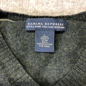 Banana Republic sweater this is 100% merino extra fine wool.  size large